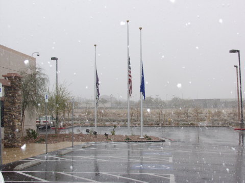 Flags at half mast for tsunami